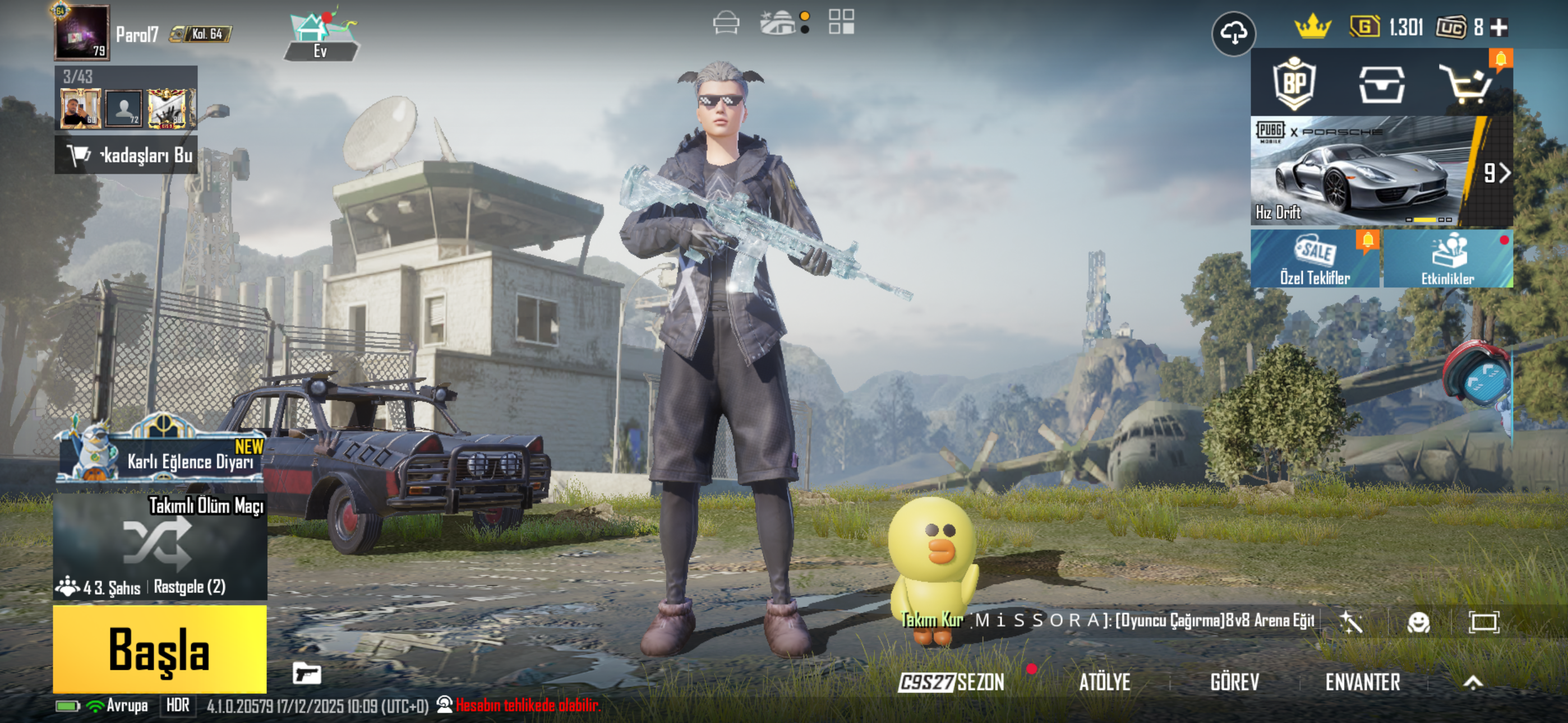 Pubg mobile hesap