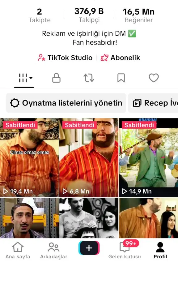 375k takipçisi olan tik tok hesabı satışı